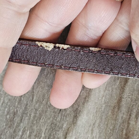 Vintage 80s Oxblood Leather Saddle Bag Purse W Wallet‎ Half Moon Brazil Boho - Picture 12 of 16